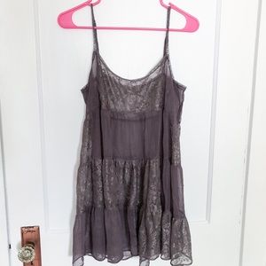 Free People Lace/Sheer Slip